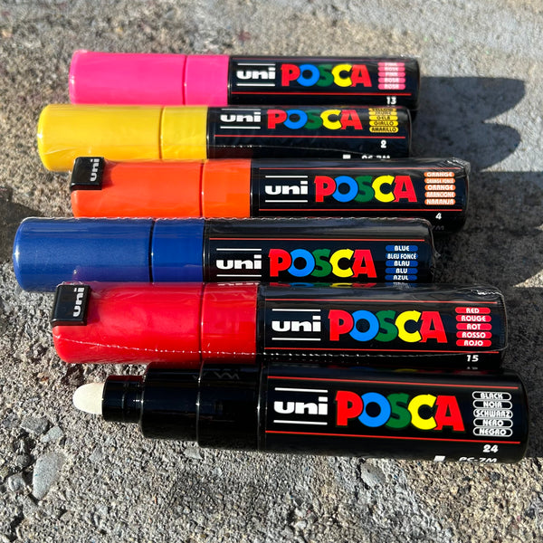  15 Posca Paint Markers, 8K Broad Posca Markers with